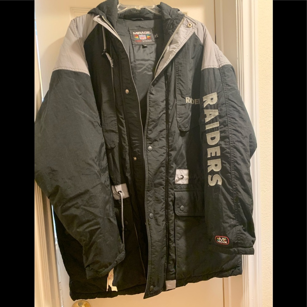 Vintage raiders winter jacket